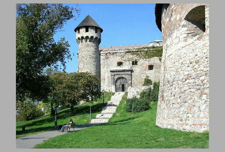 Tower in the Buda Castle [A buzogánytorony a Ferdinánd-kapuval (Budai vár)]